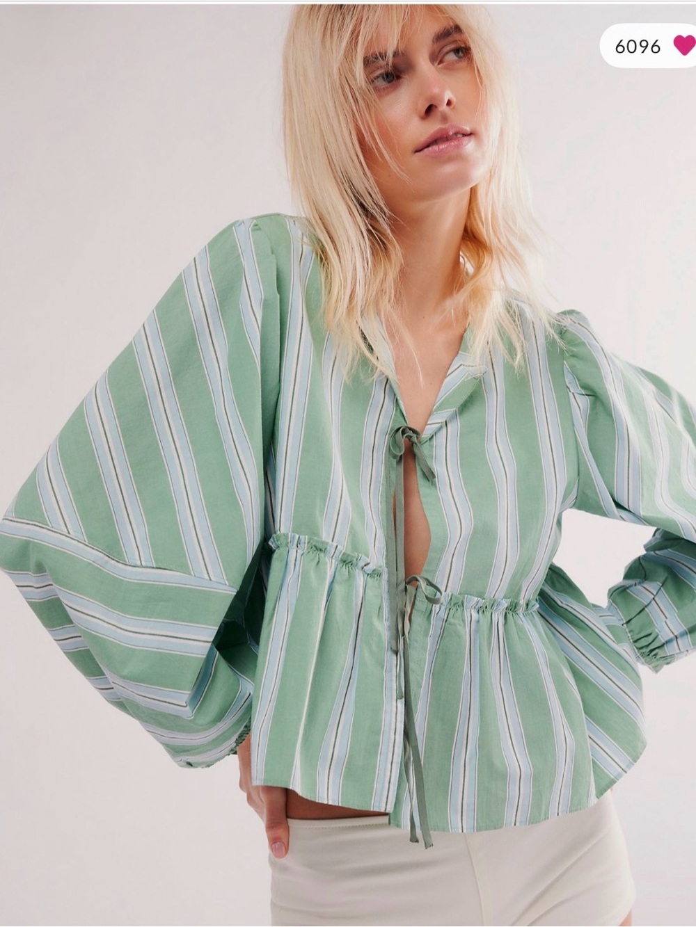 Free People Brunch Babe Blouse